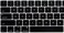 US Layout English Silicone Keyboard Cover Compatible with MacBook Pro 13/15 Inch with Touch Bar - Models:-A1706/A1707/A1989/A1990/A2159   Release 2016-2019" Black