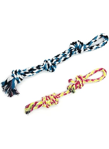 Dog Grinding Rope Toys Dog Grinding Teeth Nearly Indestructible Dog Toys, Rope Toy for Large Dogs, Dental Cleaning Chew Toys, Dog Tug Toy for Boredom, Dog Rope Toy for Aggressive Chewers