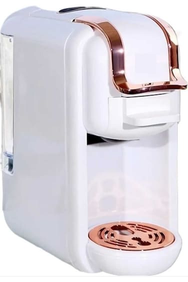 3 In 1 Capsule Coffee Machine White &ndash; 19 Bar Espresso Maker, Hot &amp; Cold, Capsule Compatible, Compact
