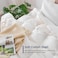 Infini Homes Microfiber Duvet   Double Size   White   Soft, Lightweight, and Luxurious   Box Pattern Design   220x240 cm