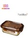 Crystal fresh Food Container 1040ml High Borosilicate Glass And Pp Lid