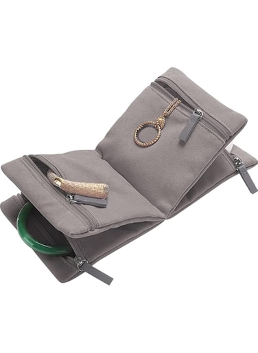 Oossuiezl Jewelry Organizer Bag with Zipper - Women Travel Jewelry Organizer Foldable Jewelry Display Pouch Jewelry Storage Case for Necklaces Earrings Rings Bracelets
