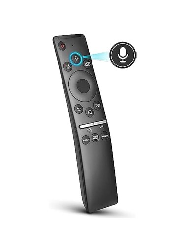 Voice Remote Compatible for Samsung Smart TV QLED UHD Frame Curved Solar 4K 8K Q60 Q70 Q80 Q90 Series 9 Series TU80 AU80 Voice Remote Control Replacement