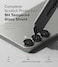 Samsung Galaxy S25 Camera Lens Protector, [Installation Tray] 9H Tempered Glass Camera Cover Screen Protector Metal Individual Ring for Samsung Galaxy S25 Black