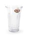 PlasticForte Dalia Vase  floral vase cut flower vase - 15x15x21.5cm - Clear