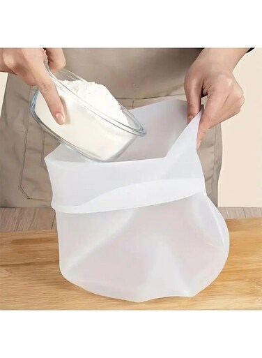 Silicone Kneading Bag, Reusable Food-Grade Silicone Bag, Multifunctional Dough Mixer For Bread, PastryAnd Pizza