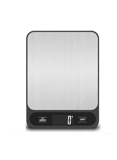 Food Kitchen Scale, USB Digital Kitchen Scale 10Kg/1g Weighing Food Coffee Balance Smart Electronic Digital Scales Food Weight Precision Scale Grams,LCD Display(Battery Black_10KG)