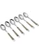 RK TEA SPOON RED D&Eacute;COR , RED, RK0077, 6 PC SET