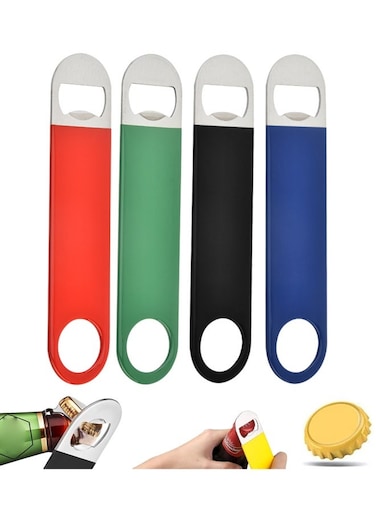 Pcs tainless Steel Bottle Openers, Multi-Color Bottle Cap Openers for Home and Party Use