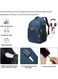 Della Gao Laptop Backpack, Extra Large Anti-Theft Business Travel Laptop Backpack Bag with USB Charging Port, Water Resistant College School Computer Rucksack Bag for Men/Women for 17 Inch Laptop and Notebook Blue
