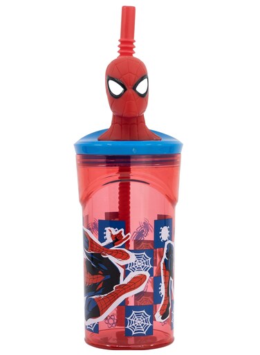 3D FIGURINE TUMBLER 360 ML SPIDERMAN ARACHNID GRID