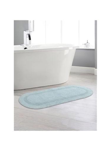 Eminence Home SOC-178 Premium Soft Cotton Bathmat 50x120cm (Blue), Reversible, High File, Fluffy, Soft, Washable, Durable, Natural Material, Eco-friednly &amp; Sustainable.