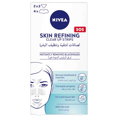 NIVEA Face Strips Skin Refining Clear-Up Citrid Acid 6 PCS