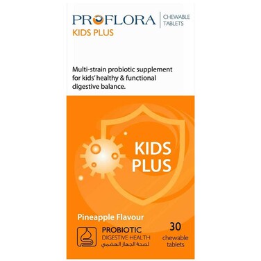 Proflora Kids Plus Chewable Pineapple Flavour 30's