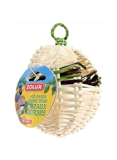 Zolux Wicker Apple Nest,11 cm
