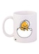 Cartoon Printed Coffee Mug White/Yellow 11ounce