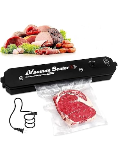 COOLBABY Automatic electric vacuum packer film sealer household kitchen daily vacuum packaging machine 90W