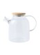 Glass Flask Clear 21x17.5x8cm