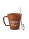 Gardener Mug Coffee Plant Novelty Ceramic Mug &amp; Shovel Spoon Gifts for Gardener Women, Man, Son &amp; Daughter present for Nature Lovers, Holidays, Birthday Gifts