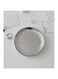 Generic Stainless steel jewelry tray. Small, metal, shiny, silver, round.