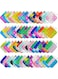 60Pcs Mini Pop Fidget Toys Pop Keychain Fidget Toy Push Bubble Pop Silicone Squeeze Sensory Toys Anxiety Stress Reliever for Adults and Kids
