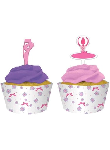 Creative Converting Tutu Much Fun Cupcake Wrappers with Picks