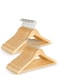 Hangers 20 Pack, Natural Wood Coat Hangers with Non Slip Pants Bar, 360&Acirc;&deg; Swivel Hook and Shoulder Notches for Skirts Jacket Pants and All Clothes (20Pcs, YJ-001)