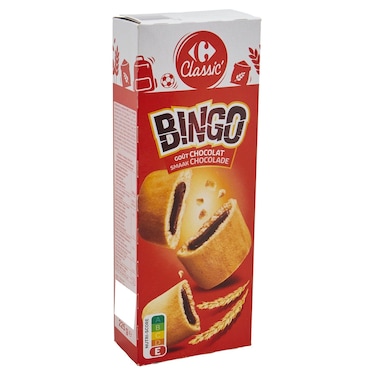 Carrefour Golden Filled Snack Biscuits, 225g