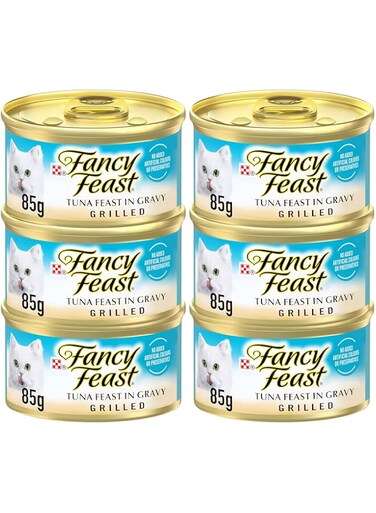 Purina Fancy Feast Grilled Tuna Cat Food Promo Pack (85g) (5+1 Free)