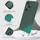 Case for Honor 300 Pro 5G, Liquid Gel Rubber Bumper Case with Soft Microfiber Lining Cushion Slim Shockproof Protective with Camera Protection Cover for Honor 300 Pro (Green)