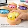 Glitter Dumpling Squishy Mystery Box，Colorful Stress Relief Balls，Stuffers With Food Steamer Stretchy Desk Gifts ﻿(Color1)