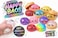 Glitter Dumpling Squishy Mystery Box，Colorful Stress Relief Balls，Stuffers With Food Steamer Stretchy Desk Gifts ﻿(Color1)