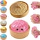 Glitter Dumpling Squishy Mystery Box，Colorful Stress Relief Balls，Stuffers With Food Steamer Stretchy Desk Gifts ﻿(Color1)