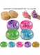1 PCS Random Mystery Color Glitter Dumpling Squishy Stress Ball with Bamboo Steamer Basket, Kawaii Mochi Fidget Toy for Kids Adults, Anti-Anxiety Sensory Squeeze Bao Bun, Random Mystery Color &ndash; 1 Pack