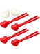 Tazweeq Heart Snowball Maker Winter Mould with Handle Plastic Heart Snowball Makers Fun Winter Outdoor Snowball Clip for Valentine's Day Snow Ball Fights, Outdoor Play Snow Toy