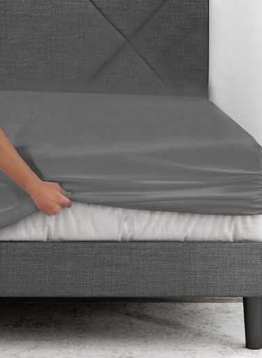 Zen Microfiber Fitted Sheet Deep Pocket, Wrinkle Resistant Machine Washable Soft, Cozy &amp; Fade Resistant Perfect Fit for a Comfortable Night&Atilde;&cent;&acirc;&sbquo;&not;&acirc;&bdquo;&cent;s Sleep