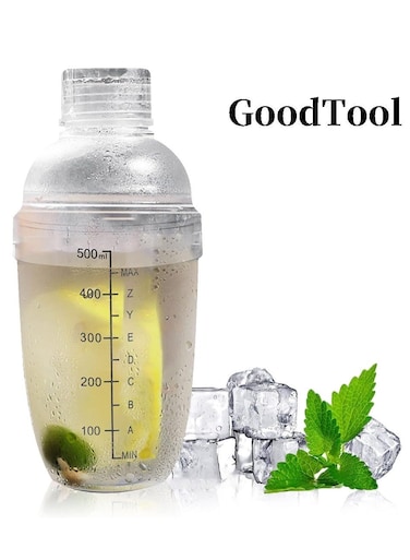 Cocktail Shaker with Built In Strainer Drink Mixer Scale Thickened Hand Cup Professional Mixing Tool