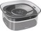 Exrp Dog Water Bowl Slow Water Feeder 70oz No Spill Dog Bowl Transparent Pet Water Dispenser 2L Visible Water Level Slow Drinking Bowl for Small Medium Large Dogs and Cats