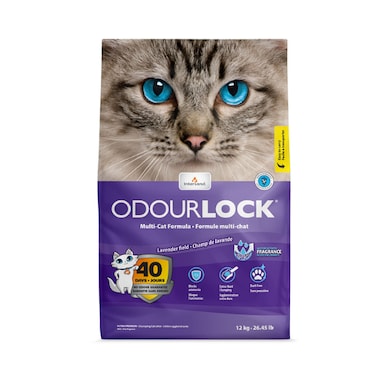 Intersand Odourlock Lavender Cat Litter-12kg