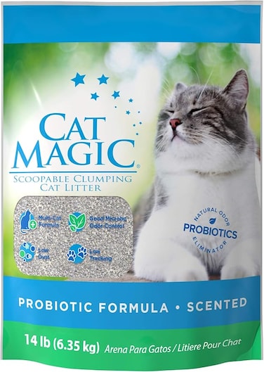 Intersand Cat Magic Scented Hard Clumping Dust Free Clay Cat Litter - 6.35 kg