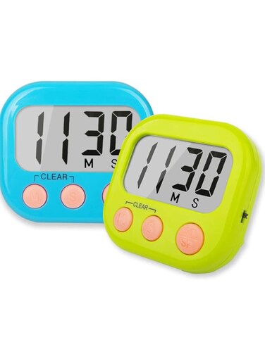 AOUCE Classroom Timers for Teachers Kids Large Magnetic Digital Timer 2 Pack