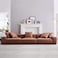 Karnak Baldwin 3 Seater Leather Sofa - Brown
