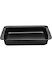 Nonstick Deep Baking Tray, Black, 32x22x4.5 cm Black 32cm