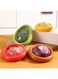 Fruit &amp; Vegetable Silicon Film Storage Box - Fresh-Keeping Crisper Set, 4-Piece, Transparent Film Refrigerator Storage Containers.