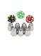 Baby Russian Tulip Flower Cake Cream Pastry Baking Decoration Tools 7 Pieces Set