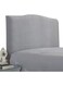 GEBIN Stretch Solid Color Headboard Slipcover, Bed Headboard Cover Protector Slipcover for Bed Headboard Dustproof Solid Bed Headboard Cover Stretch Single Double King (Silver,180CM)