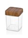 EVELIN Square Jar Plastic 400ml-10816M