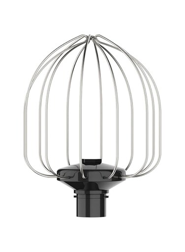 Acekool Subtle Silver Coated Dough Hook for Stand Mixer 7L, MK-501 Wire Whip for Tilt-Head Stand Mixer Replacement