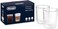 Double Wall Thermal Glasses Set of 2, 400ml, Hand-Blown Borosilicate Glass, Thermal Insulated, Condensation-Free, Dishwasher and Microwave Safe - DLSC318