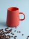Pear Frosted Ceramic Coffee Mug Coral